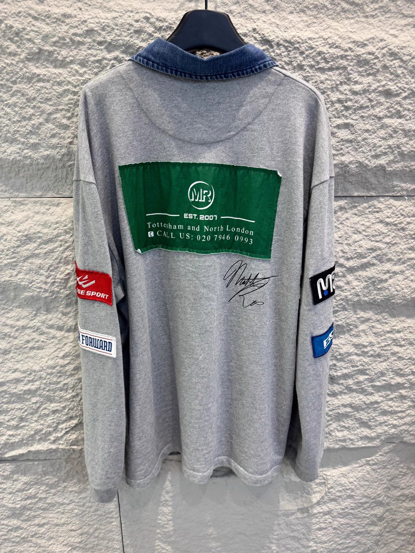 Martine Rose Martine Rose FW25 Letter Print LS Polo Men XS Size US XS / EU 42 / 0 - 5 Thumbnail