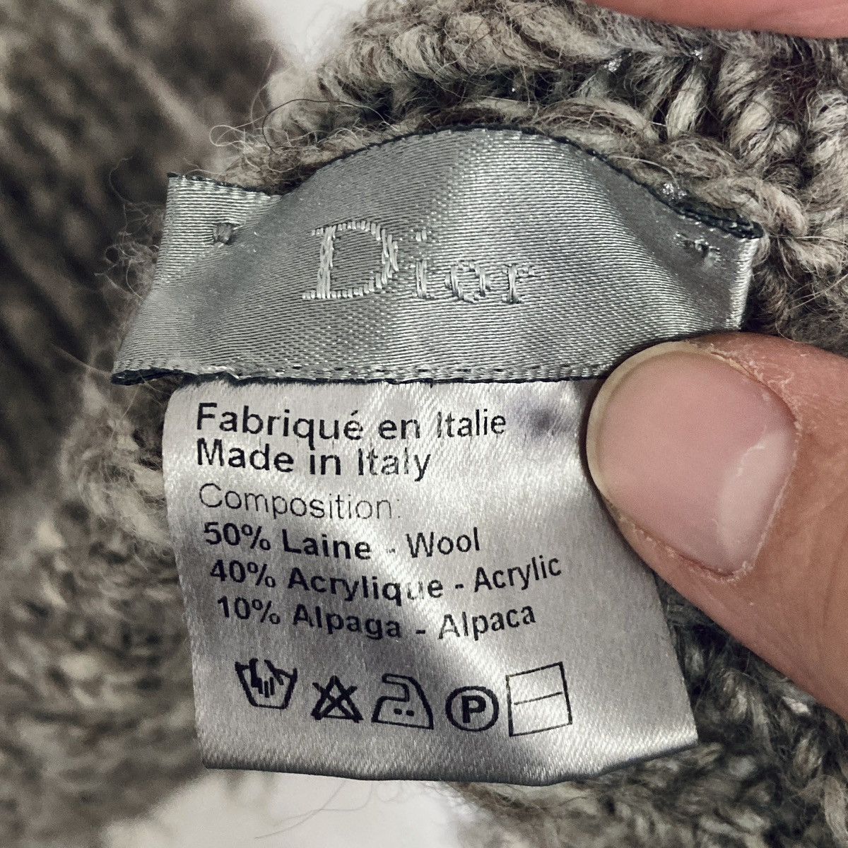Dior DIOR HOMME BY HEDI SLIMANE 2007 AW/FW RUNWAY CLASSIC SCARF Size ONE SIZE - 8 Thumbnail