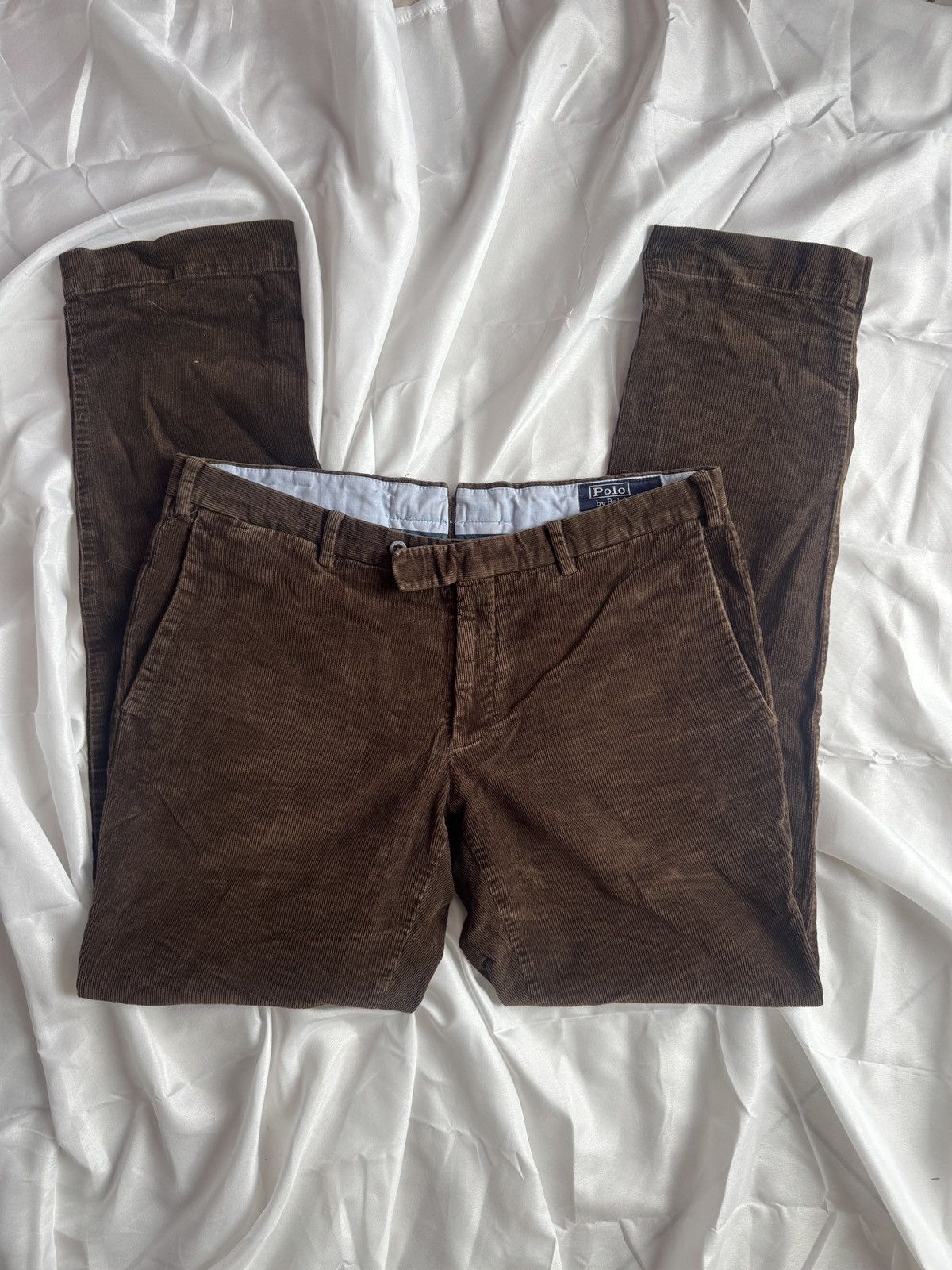 Ralph Lauren Polo Ralph Lauren Vintage Brown Corduroy Pants Size US 36 / EU 52 - 2 Thumbnail
