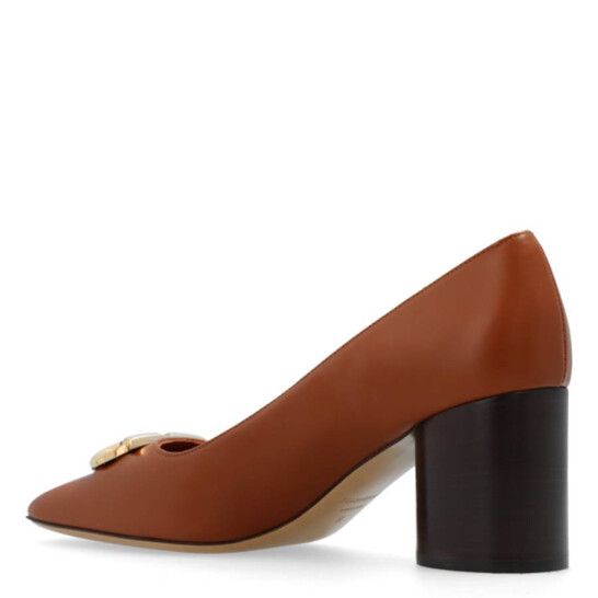 Salvatore Ferragamo o1y0426 Pumps in Tan Size US 7.5 / IT 37.5 - 3 Thumbnail