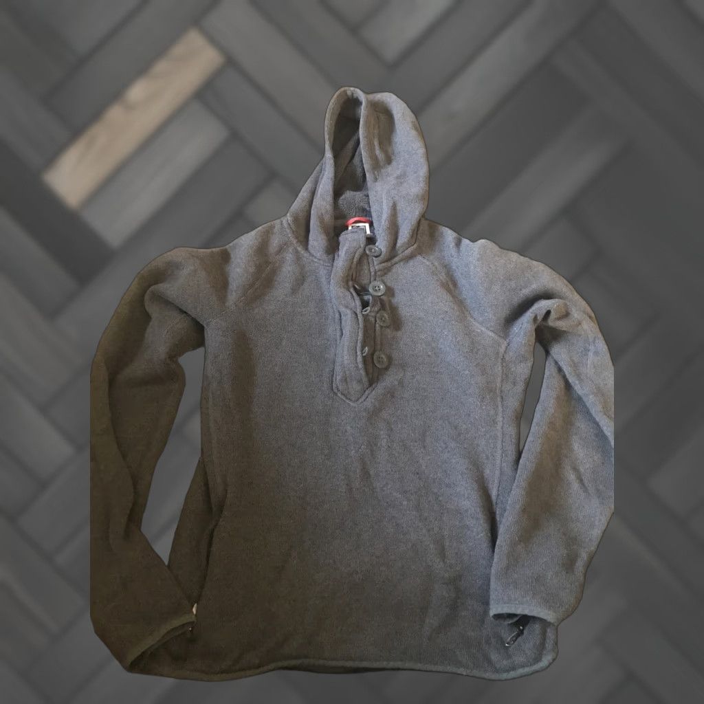 The North Face The North Face Womens Crescent Sunshine Hoodie Button Sweater Pullover M Gray Solid Outdoor Hiking Men/Women? Size M / US 6-8 / IT 42-44 - 1 Thumbnail