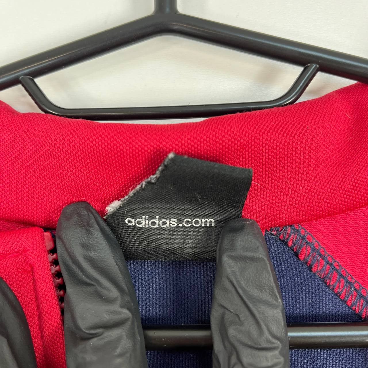 Adidas Adidas Vintage Bayern Munich Track Jacket Red Navy Size L Size US L / EU 52-54 / 3 - 7 Thumbnail