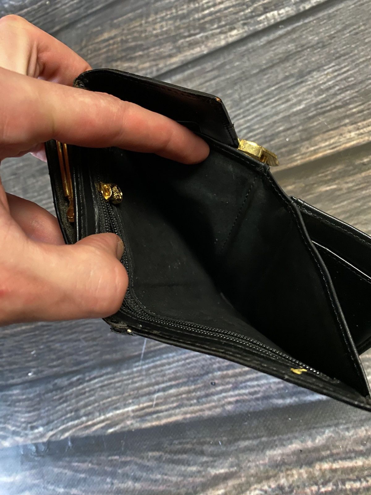 Versace Versace Medusa Leather Vintage Wallet Size ONE SIZE - 8 Thumbnail