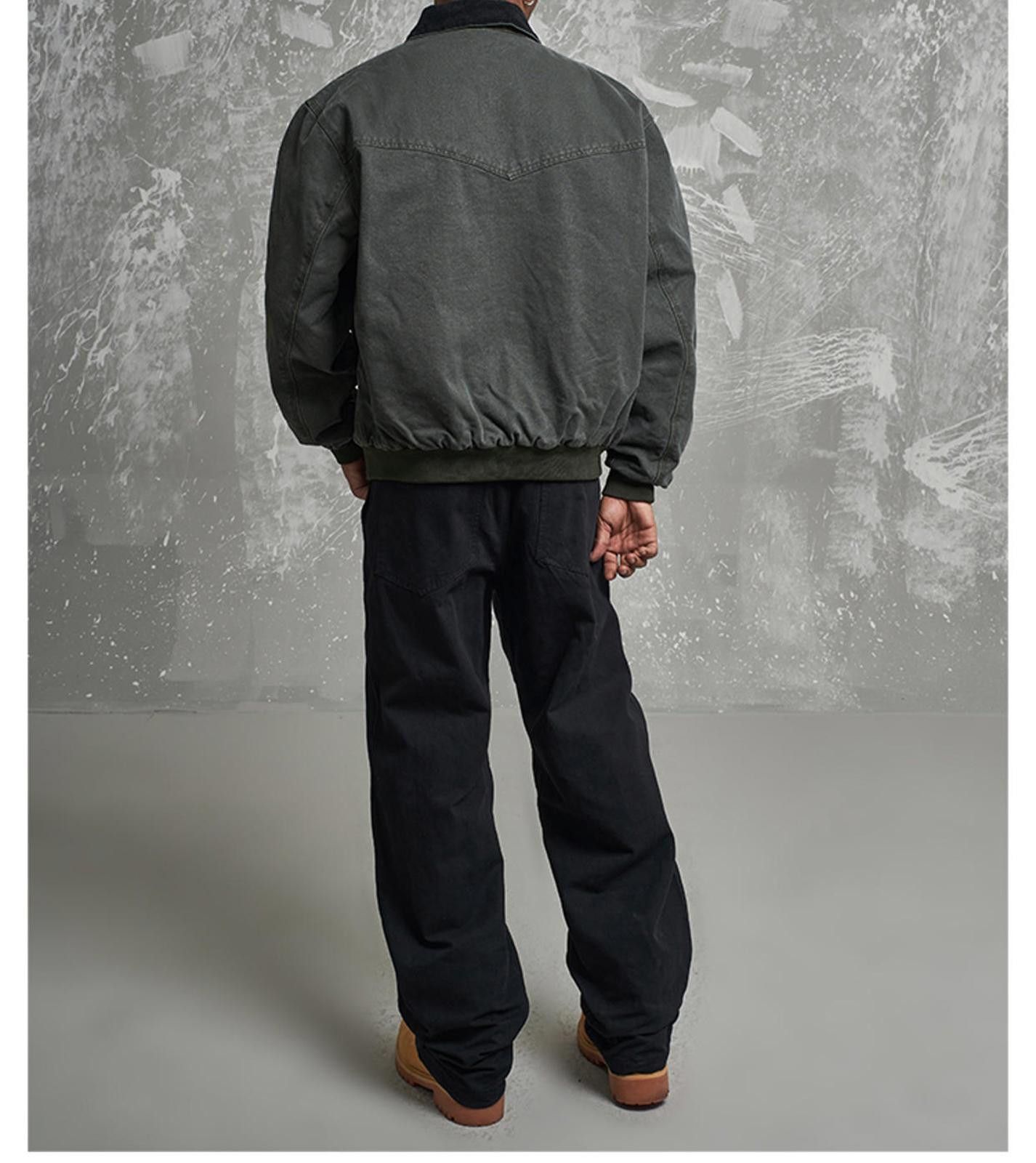 Other Gray Washed Workwear Jacket - Gray Size US M / EU 48-50 / 2 - 2 Thumbnail