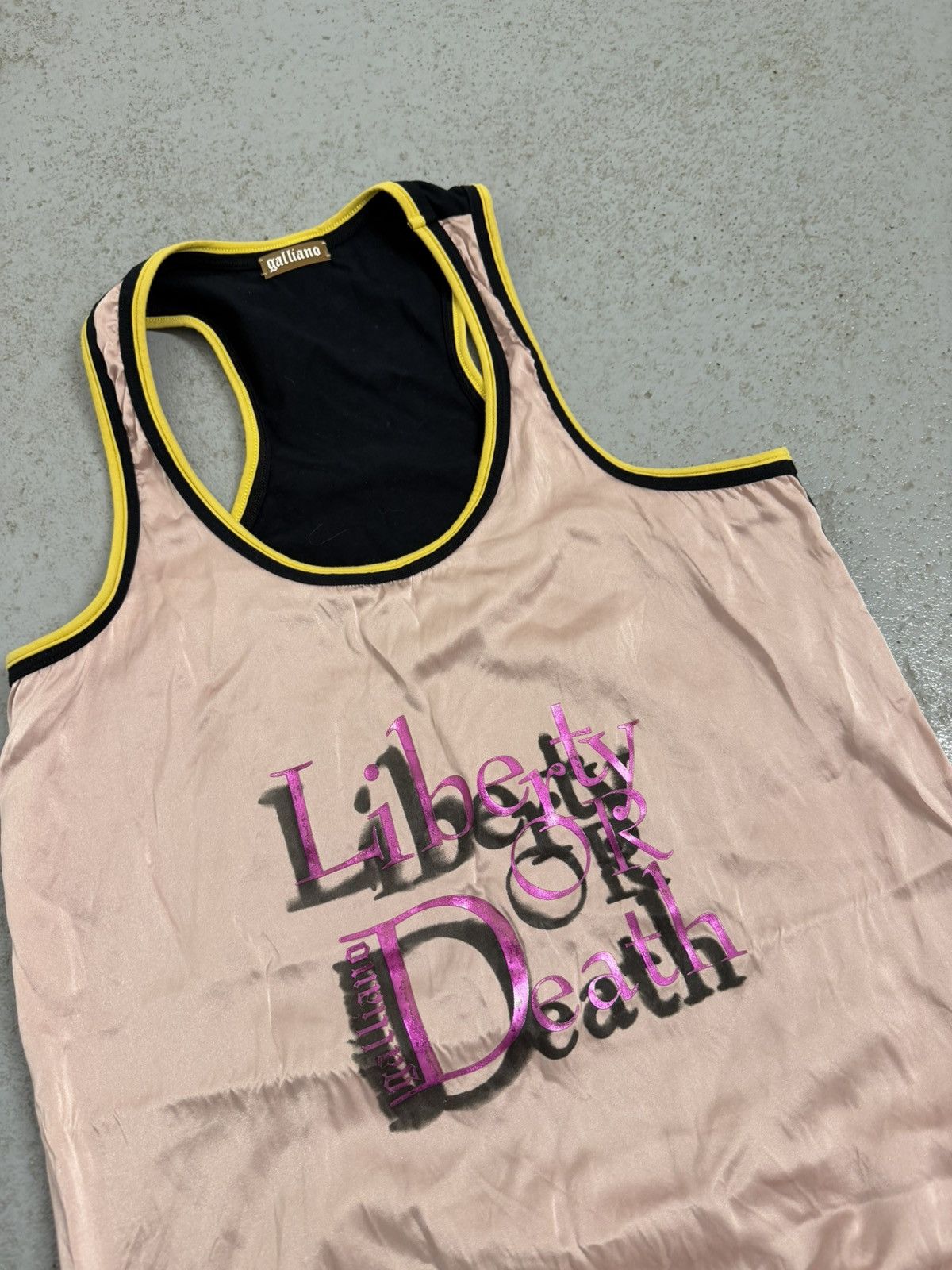 John Galliano John Galliano S/S2009 Liberty To Death Tank Vest Size S / US 4 / IT 40 - 3 Thumbnail
