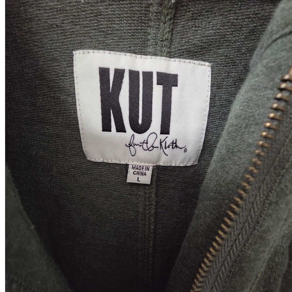 Other Kut from the Kloth Forest Green Hoodie Jacket - Large Size L / US 10 / IT 46 - 3 Thumbnail