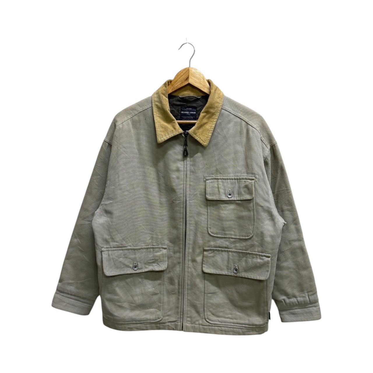 Japanese Brand Vintage KearnyHouse Ultility with cudroy colar worker jacket Size US M / EU 48-50 / 2 - 1 Thumbnail