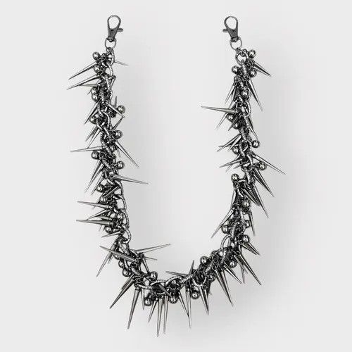 Jewelry STEAL! Y2K Punk Spikes Wallet Keychain Size ONE SIZE - 1 Thumbnail
