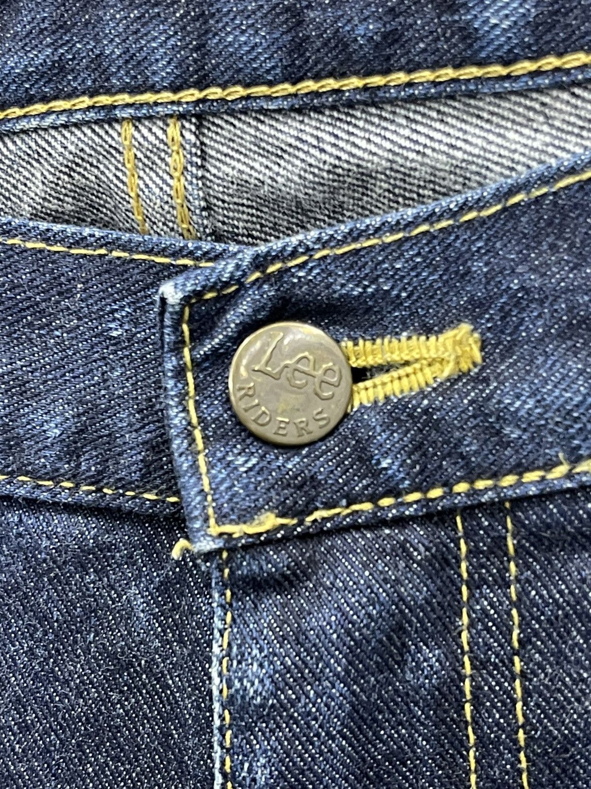 Lee Lee Riders Dark Wash Regular Fit Jeans - Distressed & Faded Size US 44 / EU 60 - 4 Thumbnail