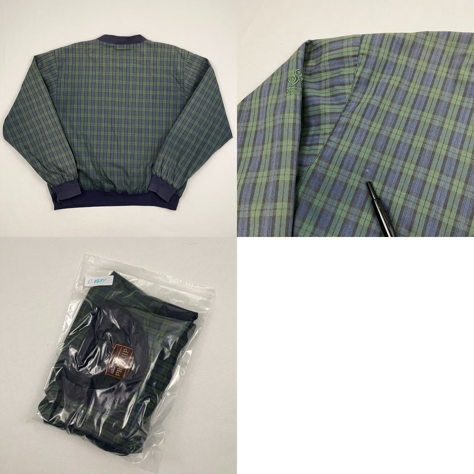 Vintage VTG Pine Valley Golf Club Pullover Mens L Tartan Blackwatch Plaid Retro 90s Y2K Jacket Size US L / EU 52-54 / 3 - 9 Thumbnail