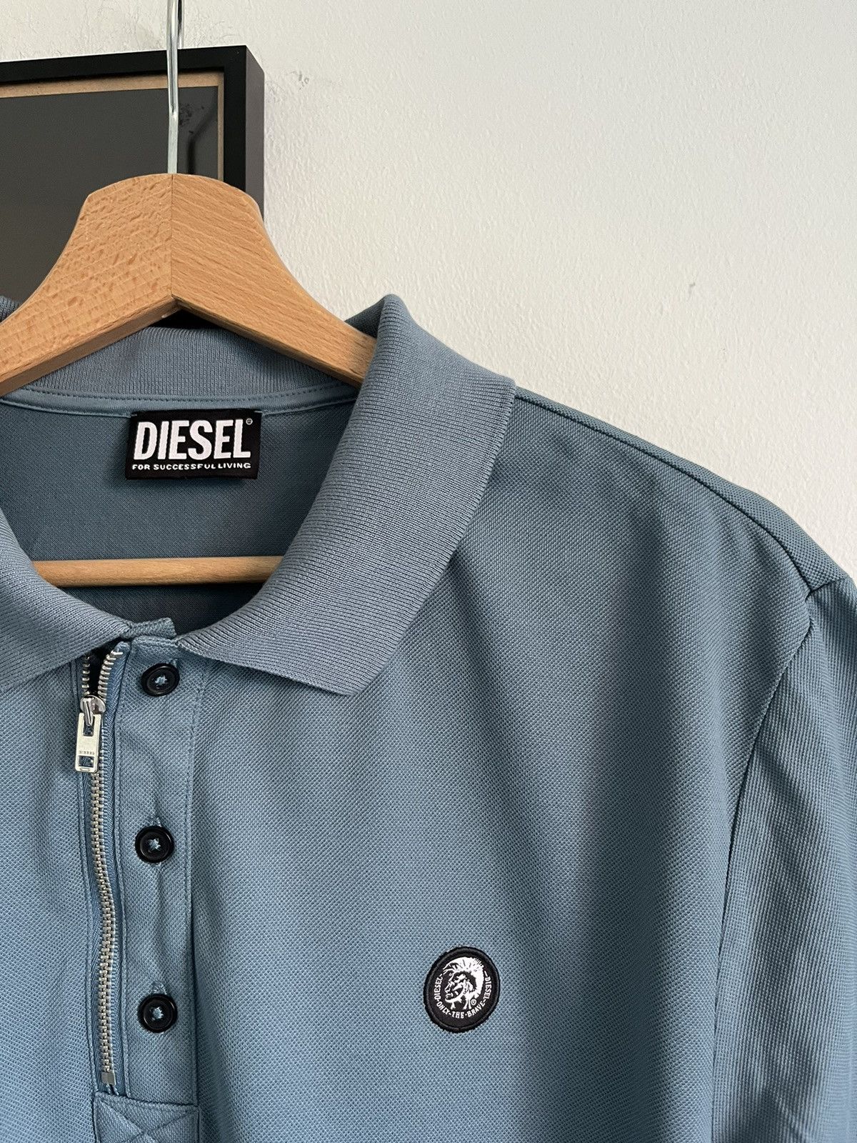 Diesel × Vintage Diesel Avant Garde Style Polo Shirt Size US M / EU 48-50 / 2 - 3 Thumbnail