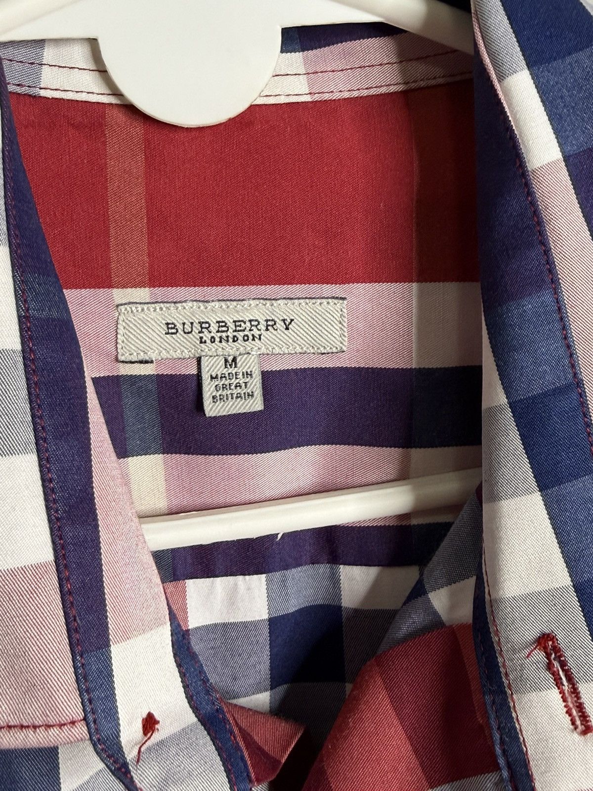 Burberry Burberry Check Pattern Shirt size M Size 48R - 3 Thumbnail