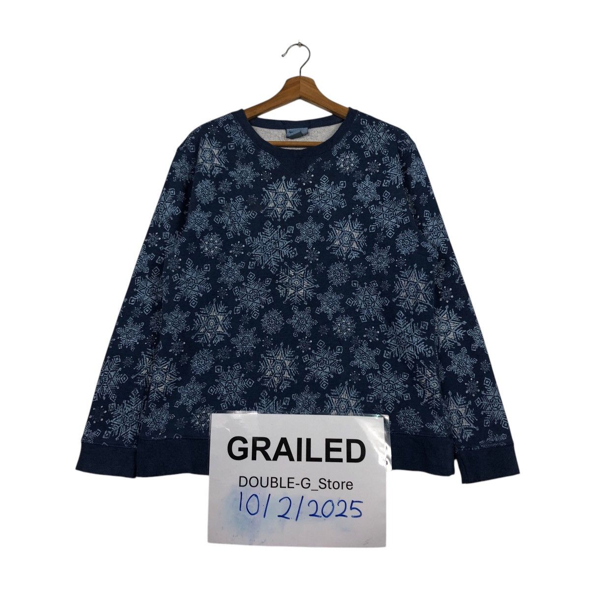 Japanese Brand 📌Indigo Style Vintage Sweatshirt Classic Elements Navajo Size US M / EU 48-50 / 2 - 1 Thumbnail