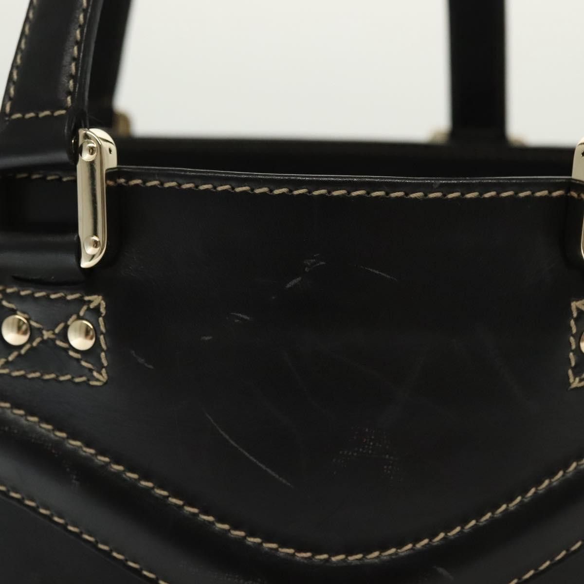 Gucci GUCCI Tote Bag Leather Gold Black Size ONE SIZE - 4 Thumbnail
