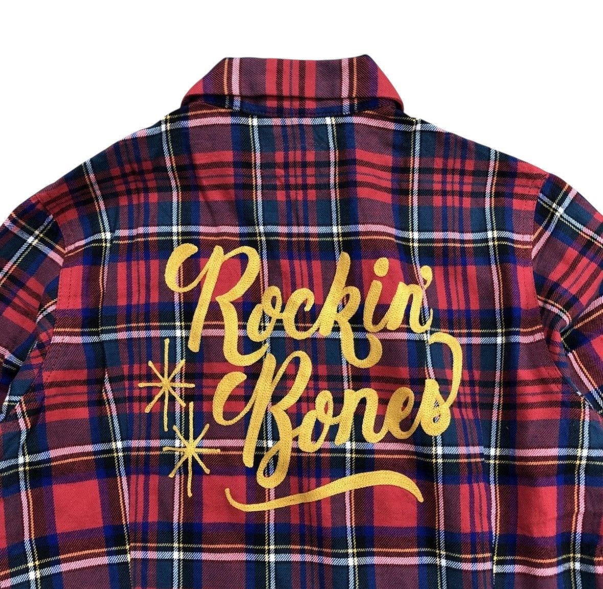Hysteric Glamour Rare Vintage HYSTERIC GLAMOUR Rockin Bones Casual Shirt Size US M / EU 48-50 / 2 - 4 Thumbnail