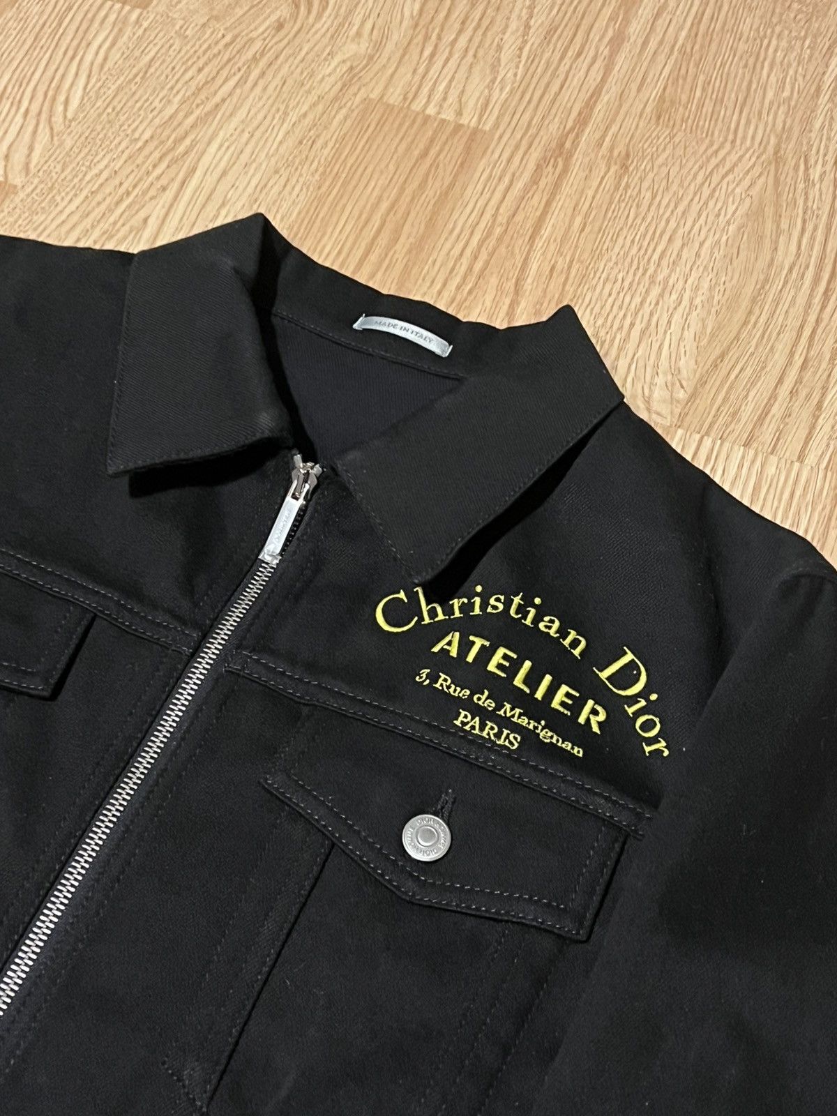 Dior Dior Flame Logo Denim Jacket Size M Size US M / EU 48-50 / 2 - 9 Thumbnail
