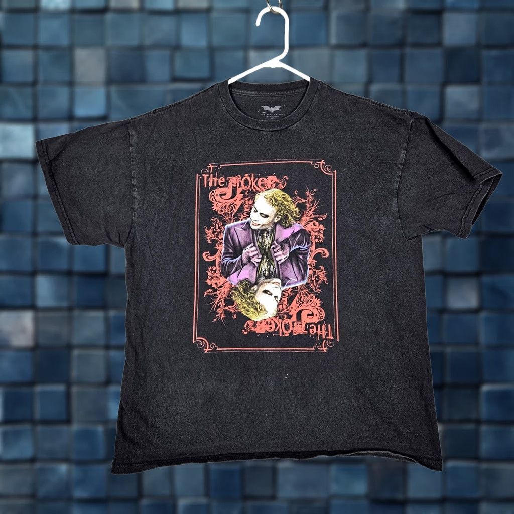 Vintage Joker Batman Heath Ledger Graphic Tee Size L Size US L / EU 52-54 / 3 - 1 Thumbnail