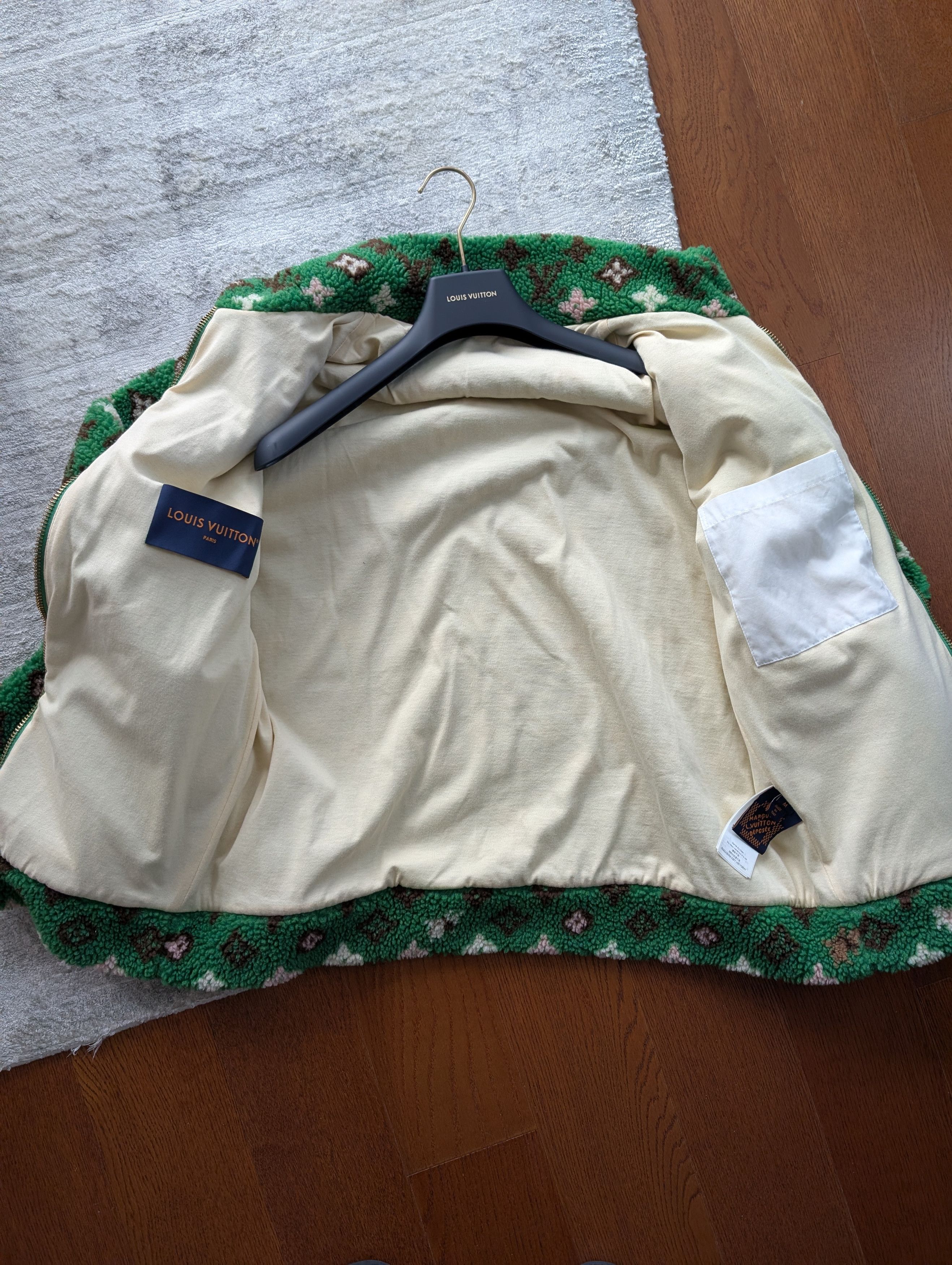 Louis Vuitton × Tyler The Creator LOUIS VUITTON TYLER MONOGRAM CRAGGY PRINT FLEECE JACKET Size US M / EU 48-50 / 2 - 6 Thumbnail