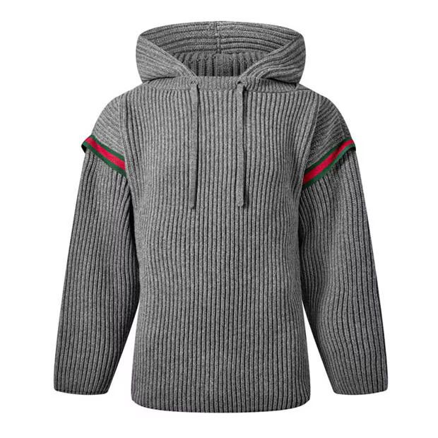 image of Gucci O1G2R1Mq0424 Hoodie In Grey, Men's (Size Medium)