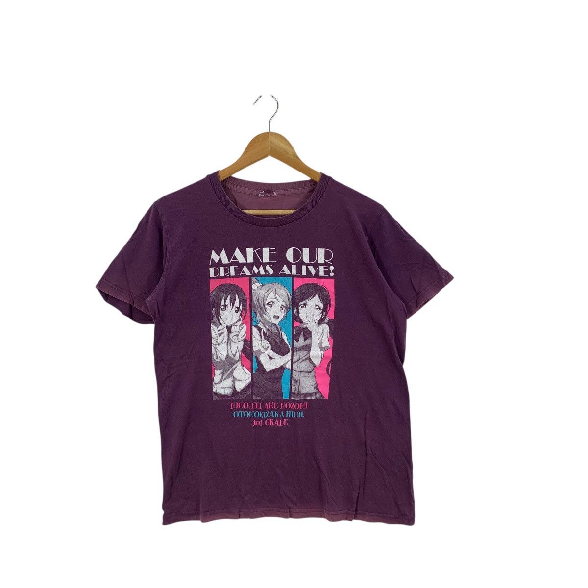 Anime ANIME LOVE LIVE School Idol Project Otonokizaka Tee Shirt Size US M / EU 48-50 / 2 - 3 Thumbnail