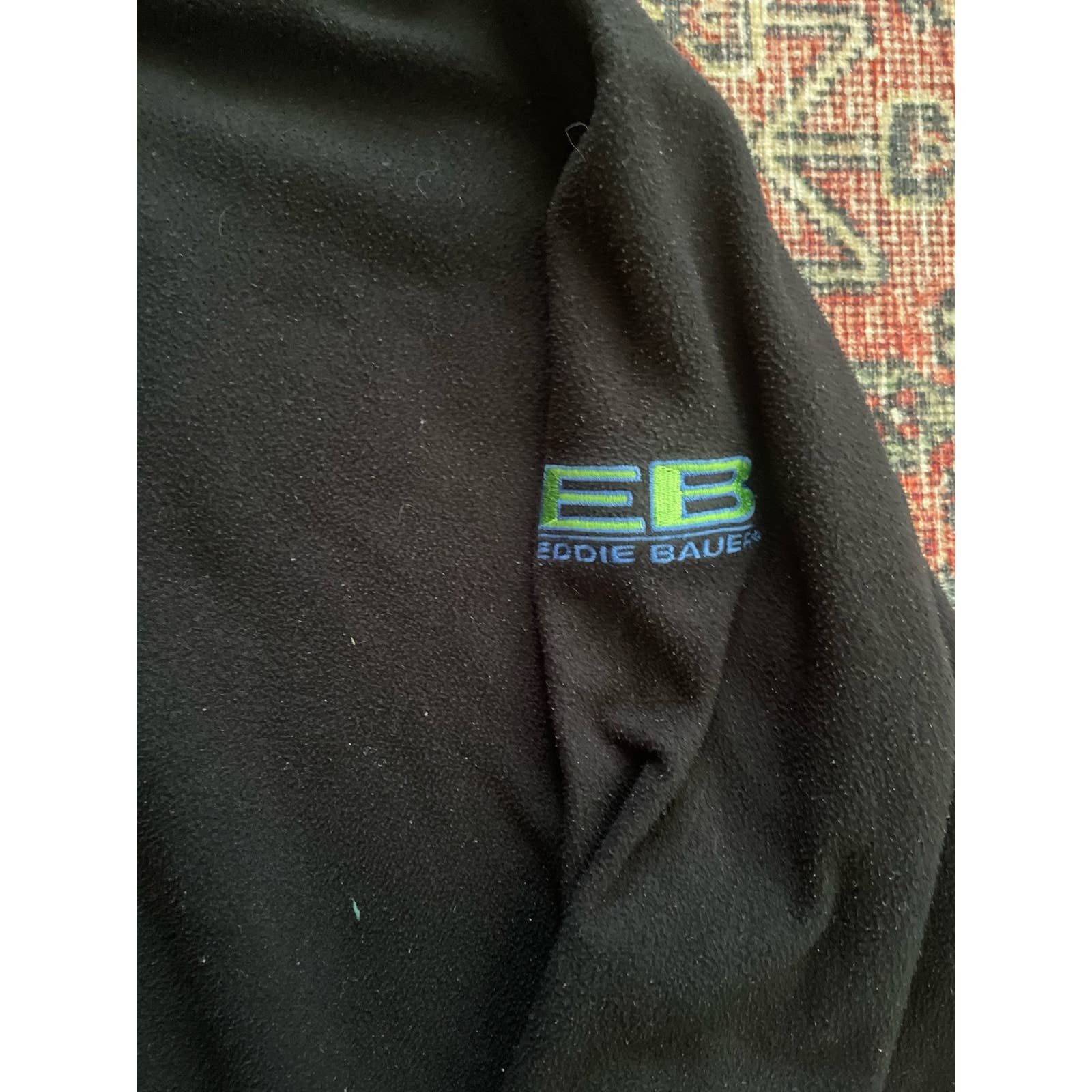 Eddie Bauer Vtg Eddie Bauer Ebtek 1/4 Zip Black Polartec Fleece, Small Size US S / EU 44-46 / 1 - 3 Thumbnail