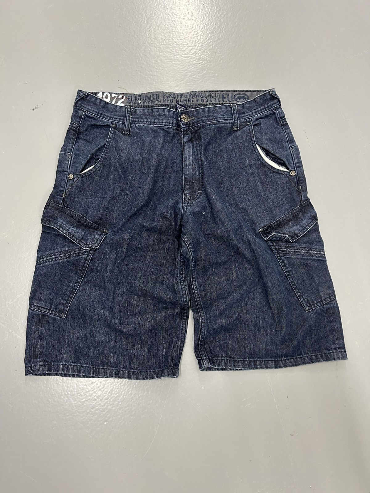 Ecko Unltd. Crazy vintage y2k baggy Ecko Unltd jnco style jorts skater Size US 36 / EU 52 - 4 Thumbnail