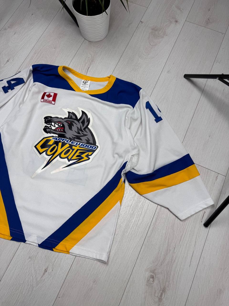NHL RARE Applewood Coyotes #14 HUBER HC hockey jersey vintage Size US S / EU 44-46 / 1 - 3 Thumbnail