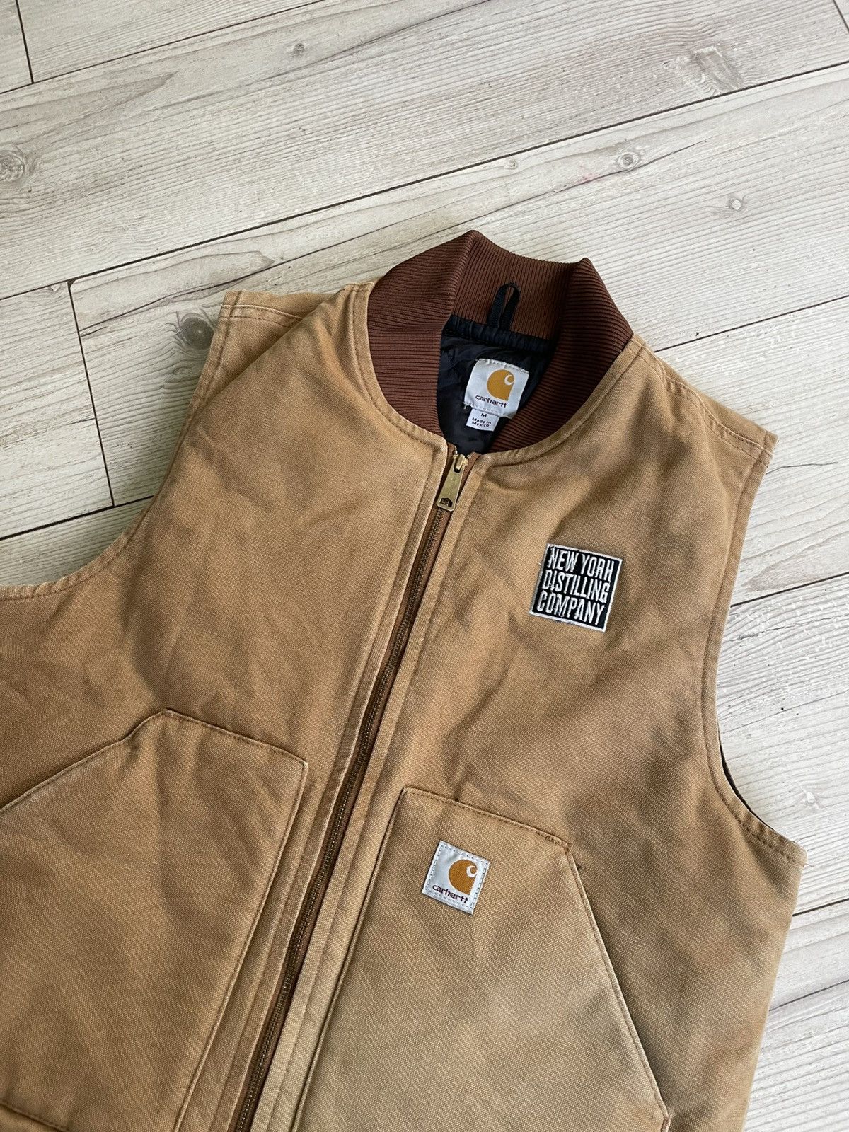 Carhartt × Vintage Vintage Carhartt Vest Jacket 90s Destroy Work USA Size US M / EU 48-50 / 2 - 4 Thumbnail