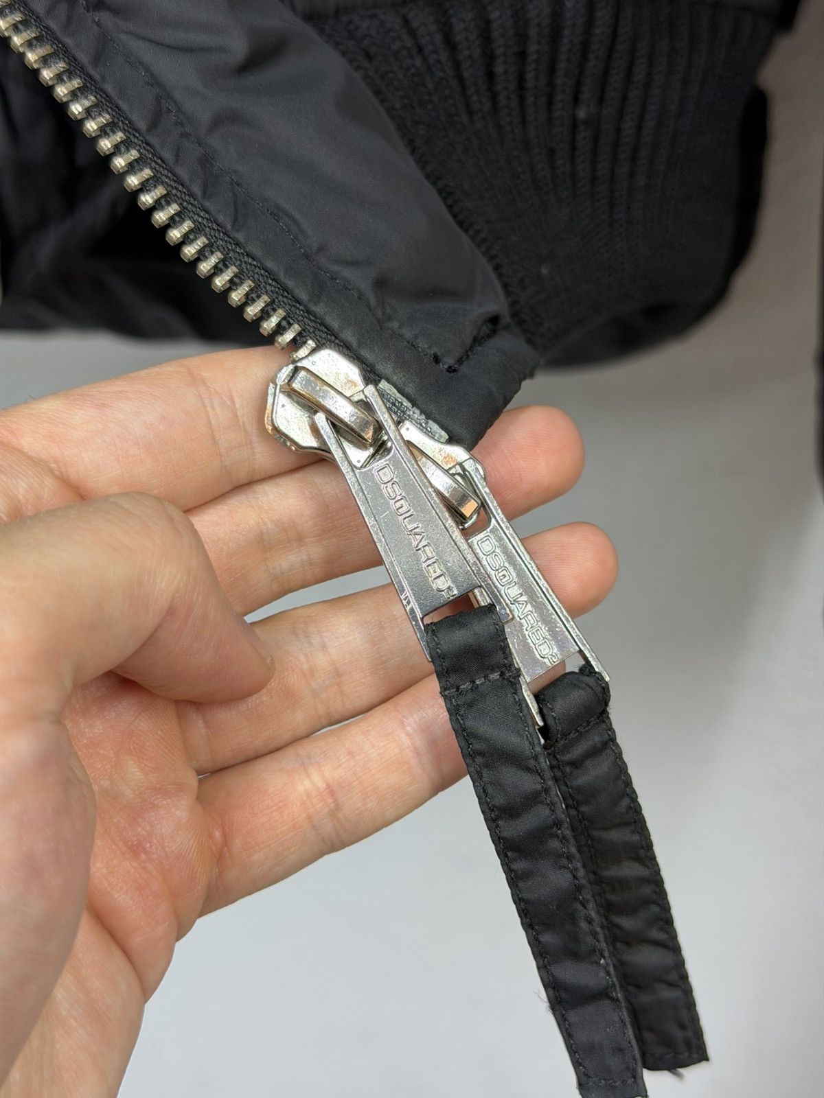 If Six Was Nine Vintage Dsquared2 Down Puffer Jacket Real Fur Cropped Y2K Size US M / EU 48-50 / 2 - 15 Thumbnail