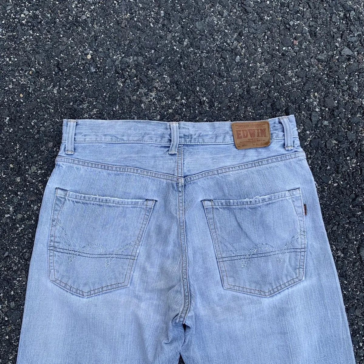 Japanese Brand ‼️ REDLINE! 90’s EDWIN 505 Jean 32x33 Faded Selvedge Pants Size US 32 / EU 48 - 10 Thumbnail