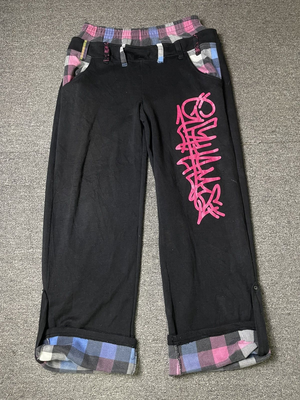 Japanese Brand AB-TECH x Urban Style Punk Baggy Pants (92) Size 32" / US 10 / IT 46 - 1 Thumbnail
