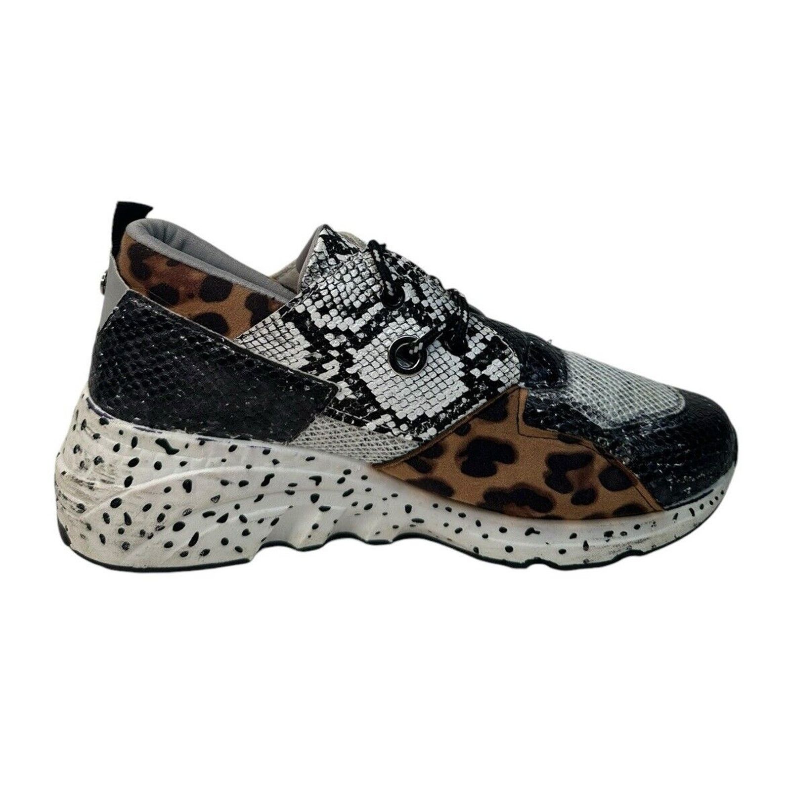 Other La Sheelah Leopard Cheetah Snake Chunky Wedge Sneakers 9 Size US 9 / IT 39 - 4 Thumbnail