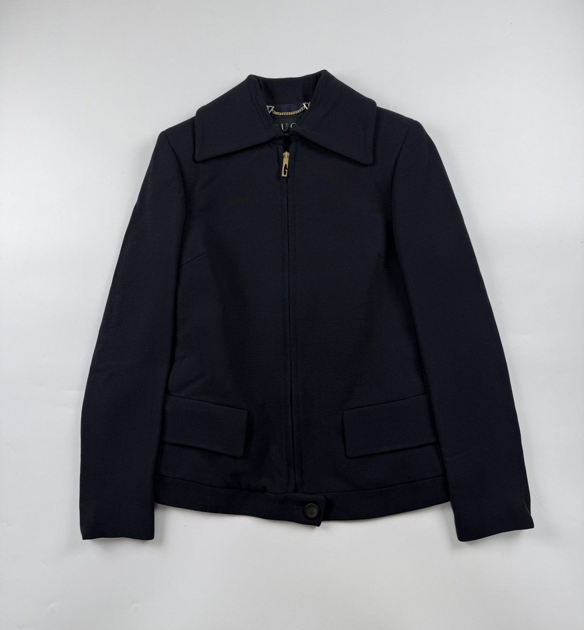 Gucci Gucci x Tom Ford S/S’96 Zip Up Wool Jacket Size XS / US 0-2 / IT 36-38 - 1 Thumbnail
