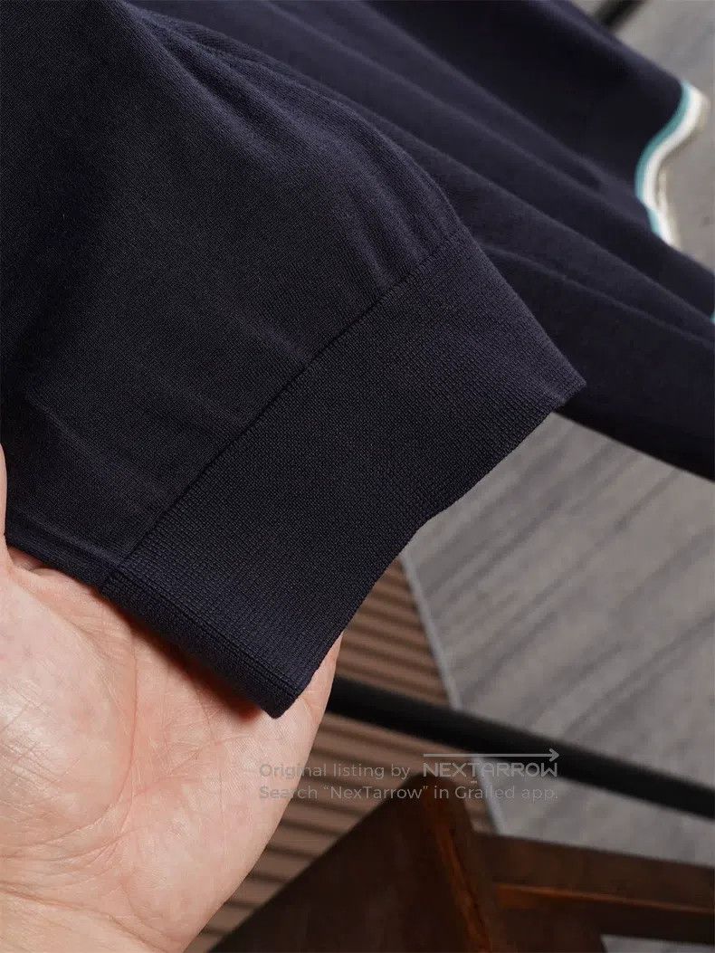 Hermes Hermes Spring/Summer Men's Round Neck Knitted Short Sleeve Size US M / EU 48-50 / 2 - 4 Thumbnail