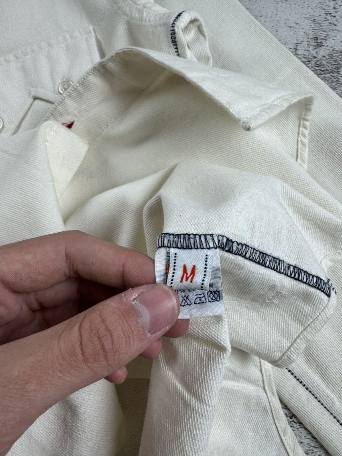 Evisu Evisu Gensis Japan Flag Velour Corduroy Medium Button Longsleeve Shirt Size US M / EU 48-50 / 2 - 20 Thumbnail