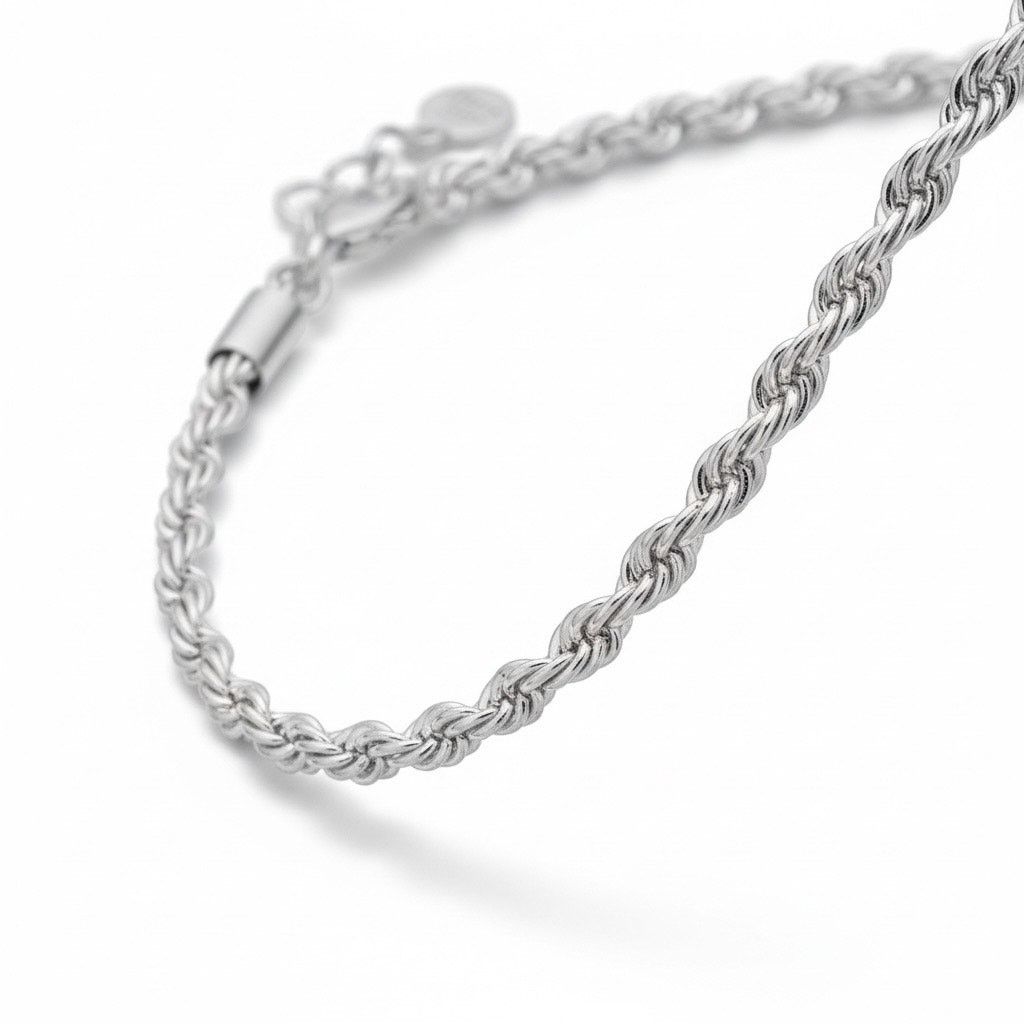 Other And Now This Silver Plated Rope Chain Necklace 18” Size ONE SIZE - 3 Thumbnail