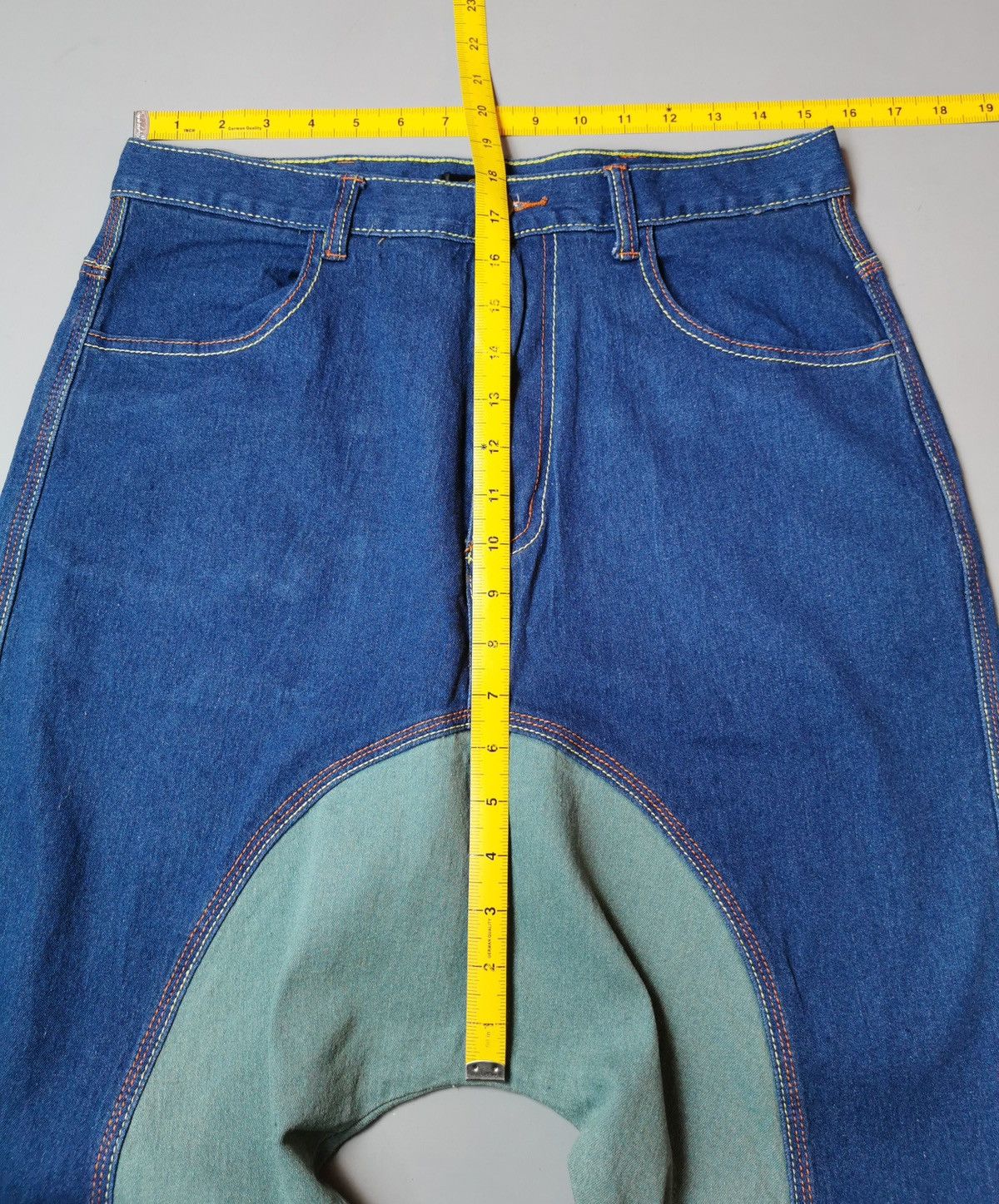 Designer × Japanese Brand Open Arms Patchwork (LG53) Size US 31 - 8 Thumbnail