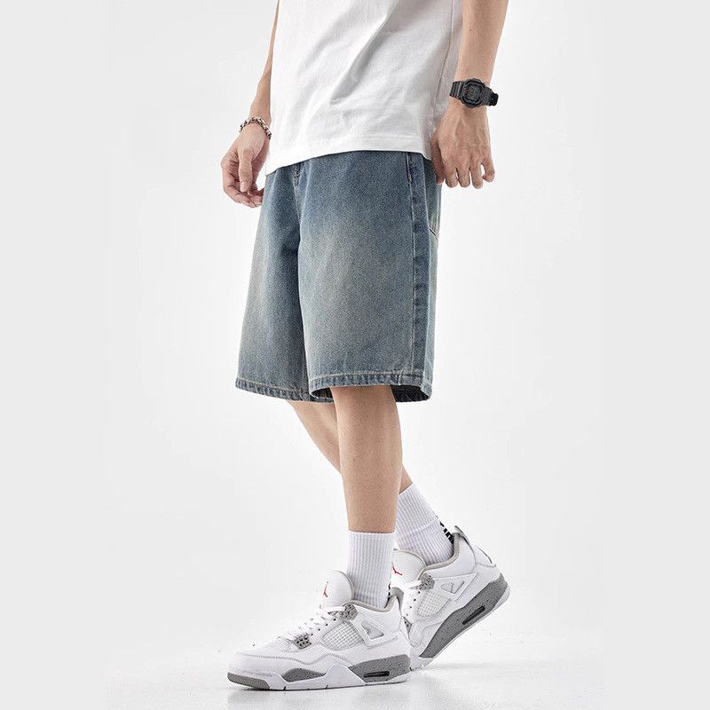 Japanese Brand Japanese style retro casual versatile denim shorts Size US 32 / EU 48 - 2 Thumbnail