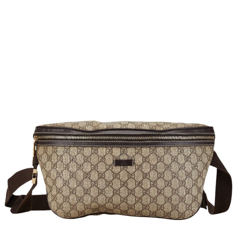 Gucci Gucci Gucci GG Supreme PVC Leather Waist Bag 211110 Canvas Belt Bag 211110 in Very Good Condition Size ONE SIZE - 1 Thumbnail