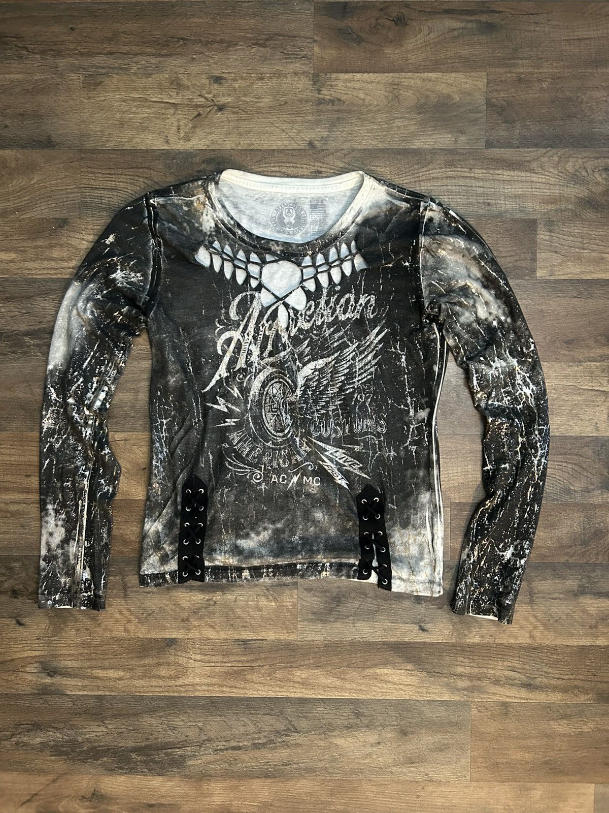 Affliction JPG x I6W9 Style Affliction American Customs Longsleeve Size M / US 6-8 / IT 42-44 - 1 Thumbnail