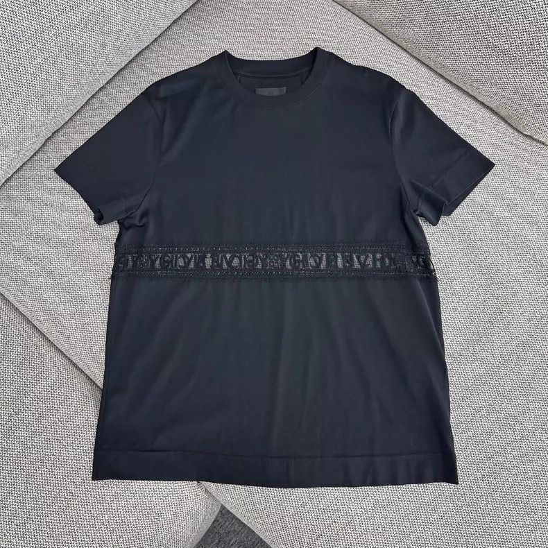 Givenchy Givenchy Lace Trimmed Short Sleeve T-shirt Size US XS / EU 42 / 0 - 2 Thumbnail