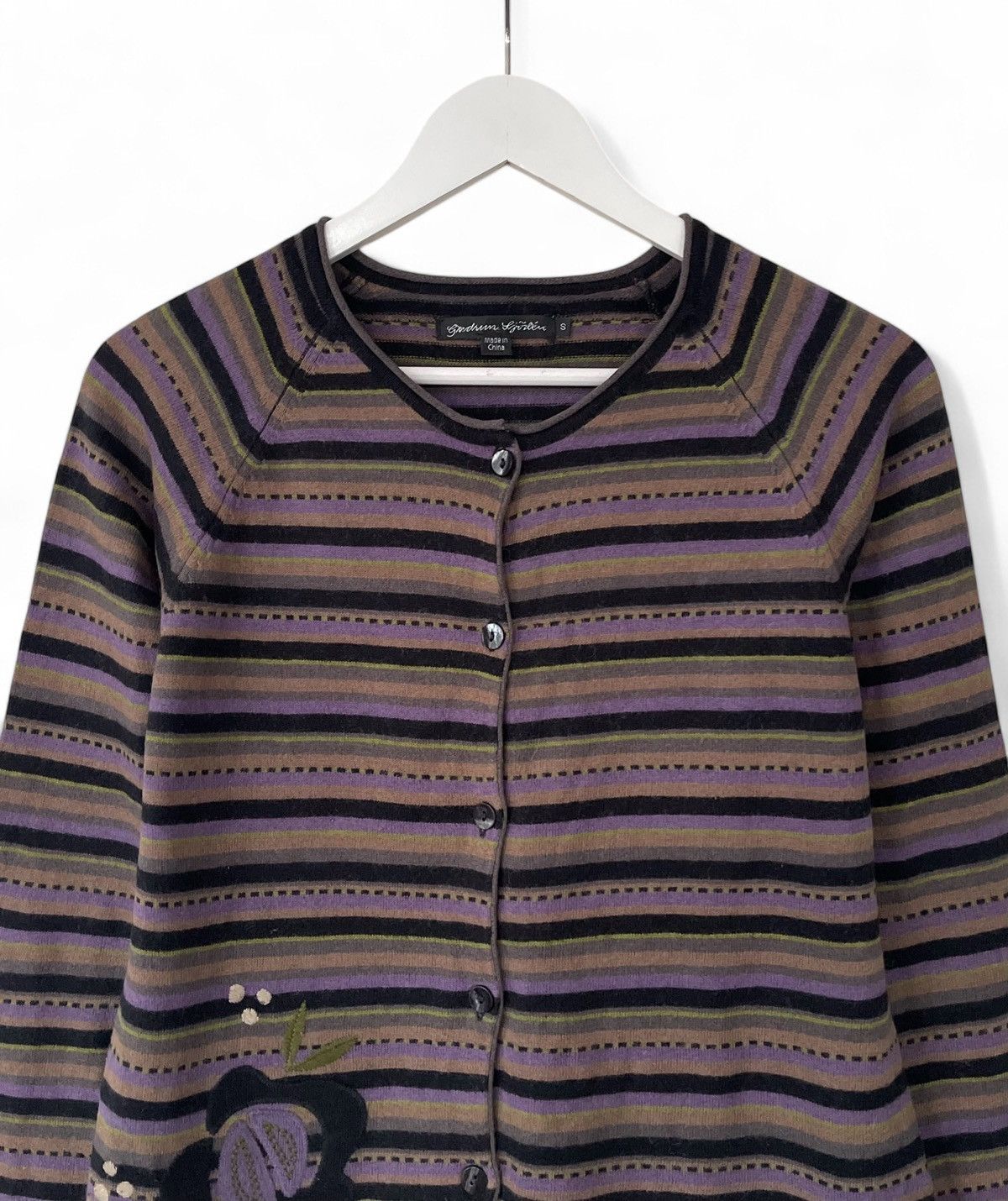 Other Gudrun Sjoden Print Wool Cardigan Women's Size S Size S / US 4 / IT 40 - 3 Thumbnail