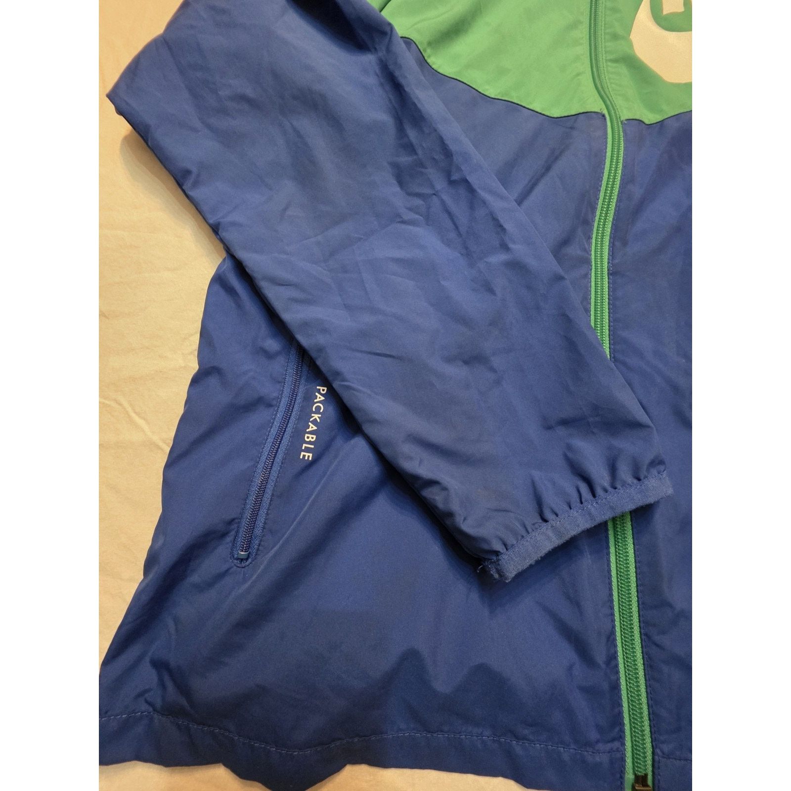 Nike Nike Packable Lightweight Jacket - Blue, Green, White; Size US XL / EU 56 / 4 - 2 Thumbnail