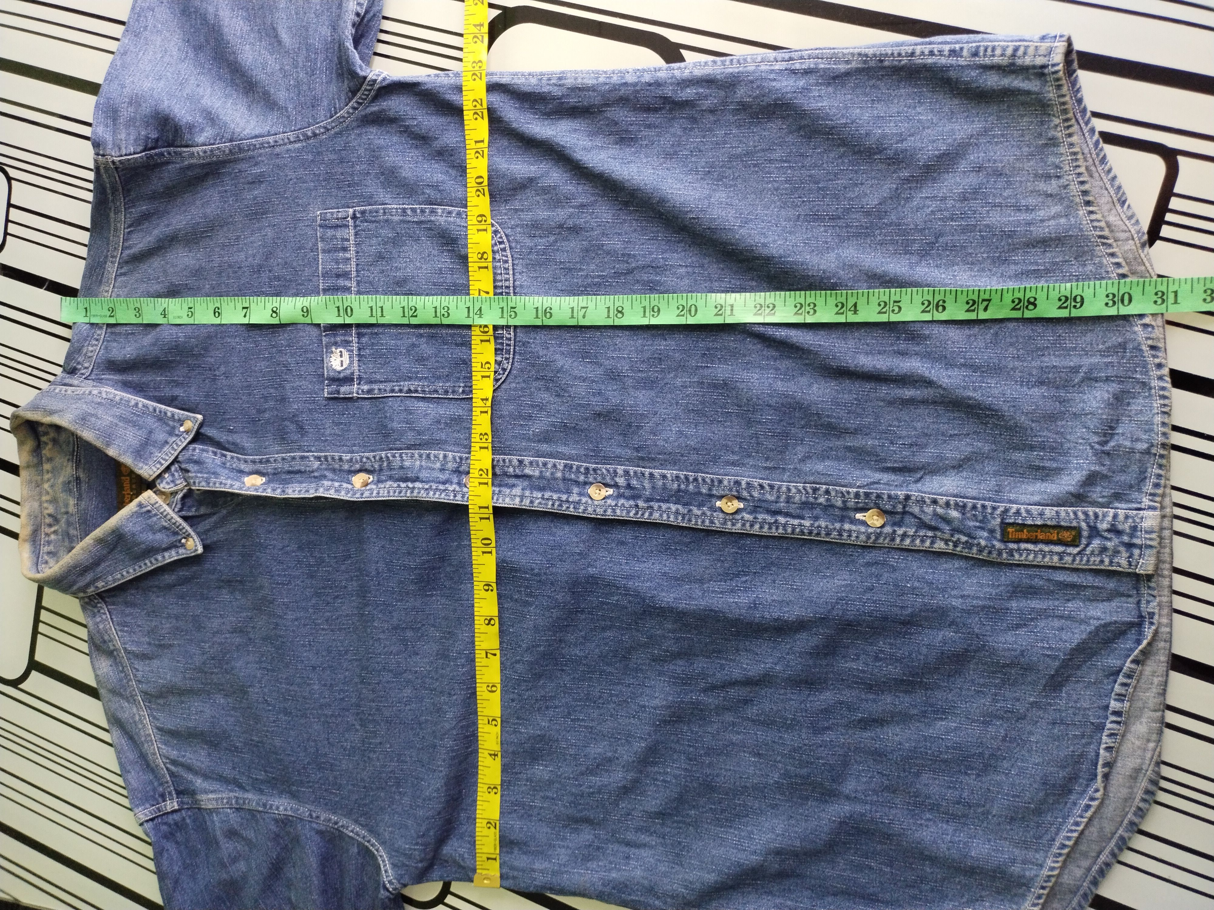 Timberland Timberland Denim Single Pocket Long Sleeve Size US M / EU 48-50 / 2 - 13 Thumbnail