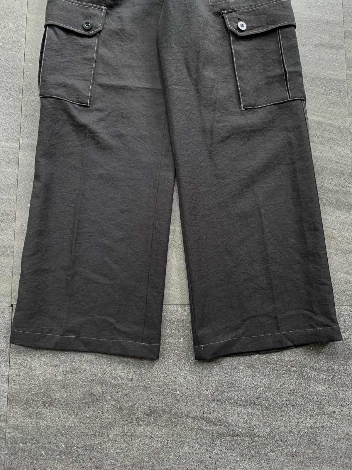 Pleats Please Issey Miyake FREE TAX! Contrast Stitching Relaxed Cargo Pants Size US 30 / EU 46 - 3 Thumbnail