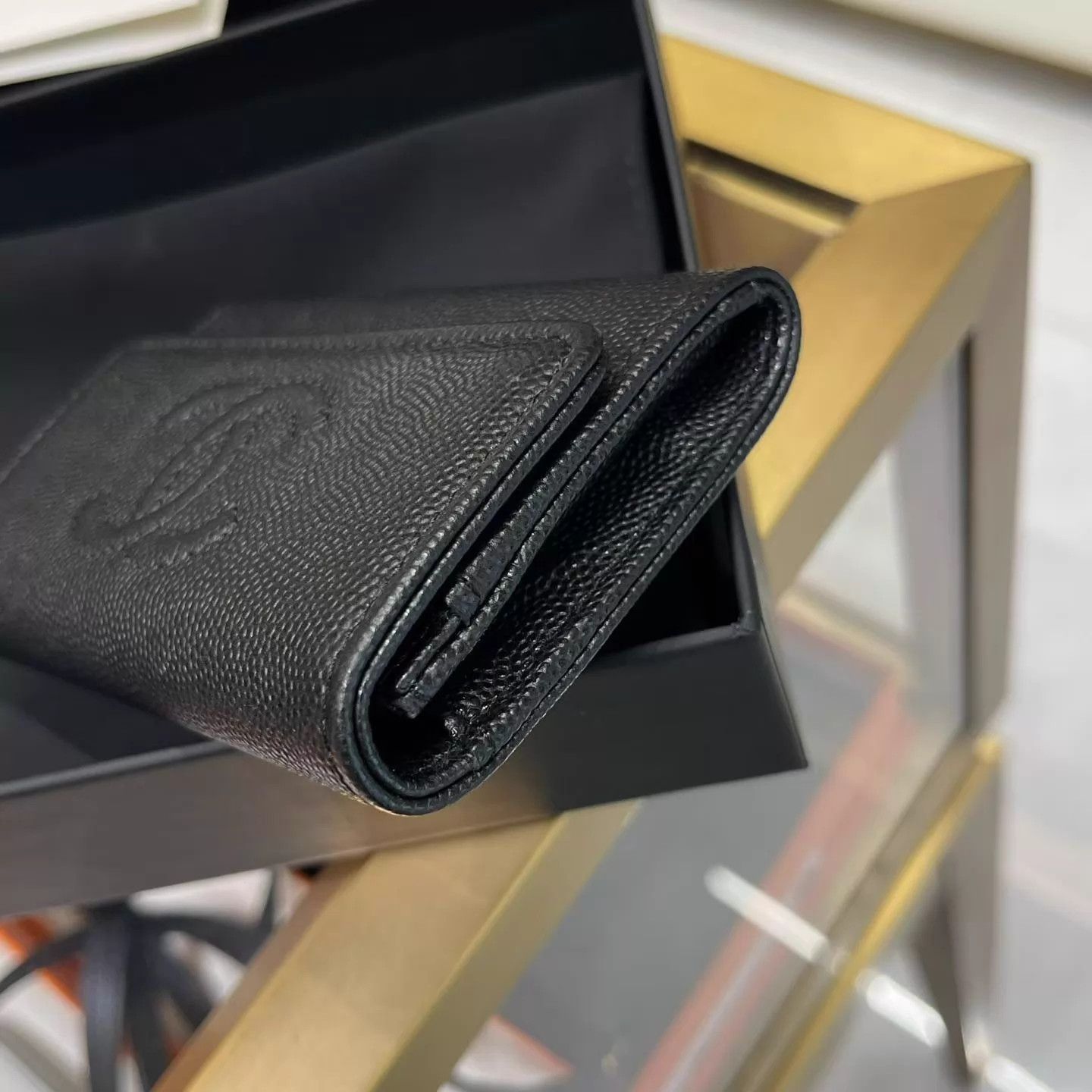 Chanel Chanel 26C Black Short Wallet Almost New Boxed Chip Size ONE SIZE - 5 Thumbnail