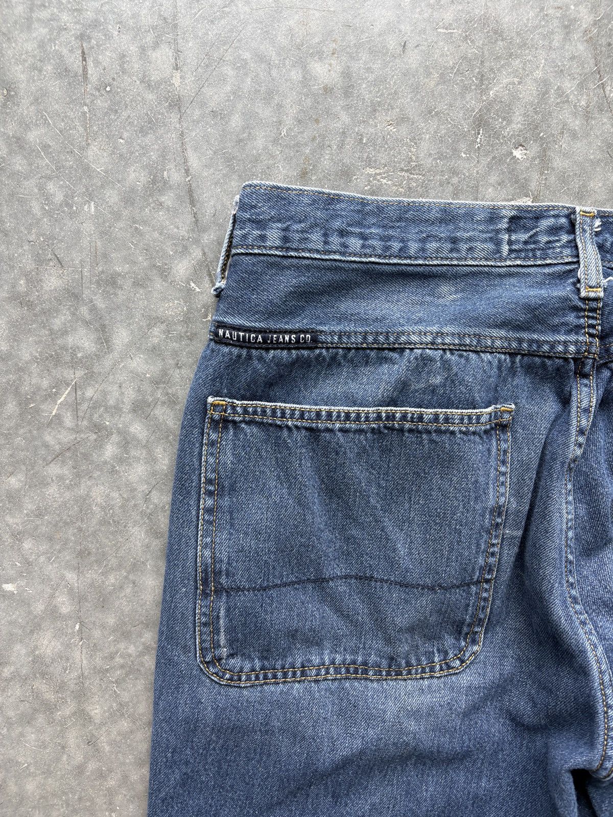 Nautica Vintage Y2K Nautica Carpenter Jeans Baggy Fit 34x34 Size US 34 / EU 50 - 2 Thumbnail