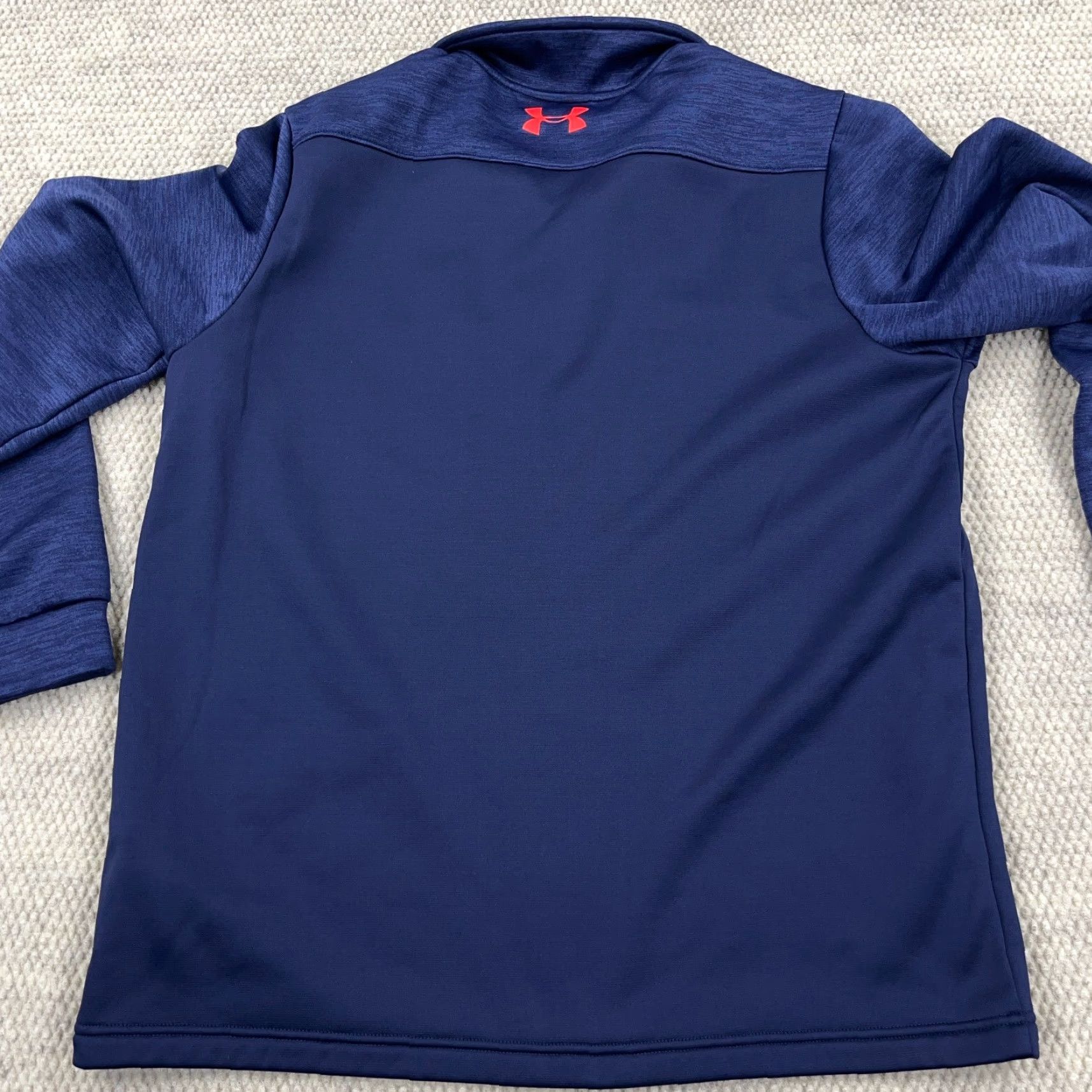 Under Armour Under Armour Sweatshirt Men L Blue 1/4 Zip Mock Neck Performance Golf Sport Regular Size US L / EU 52-54 / 3 - 7 Thumbnail