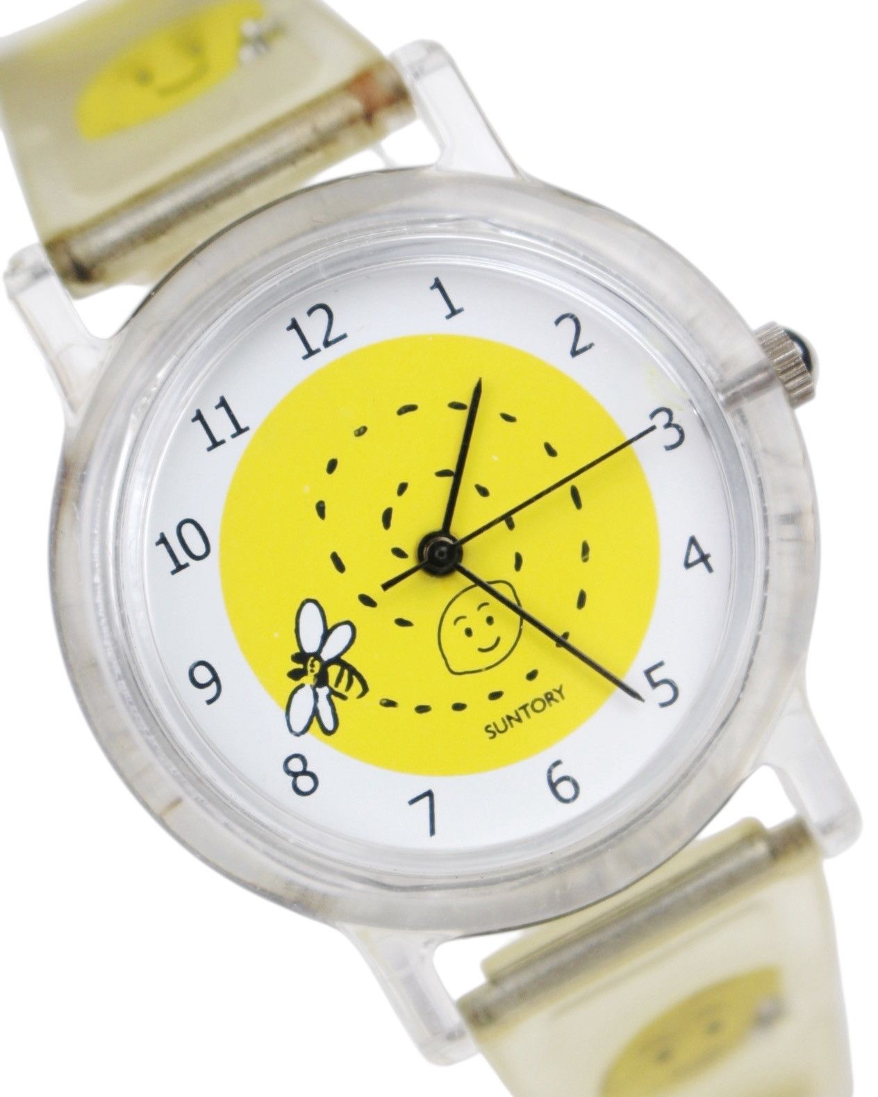 Hysteric Glamour 2000S SUNTORY LEMON BEE GRAPHIC CLEAR CASE QUARTZ WATCH Size ONE SIZE - 3 Thumbnail