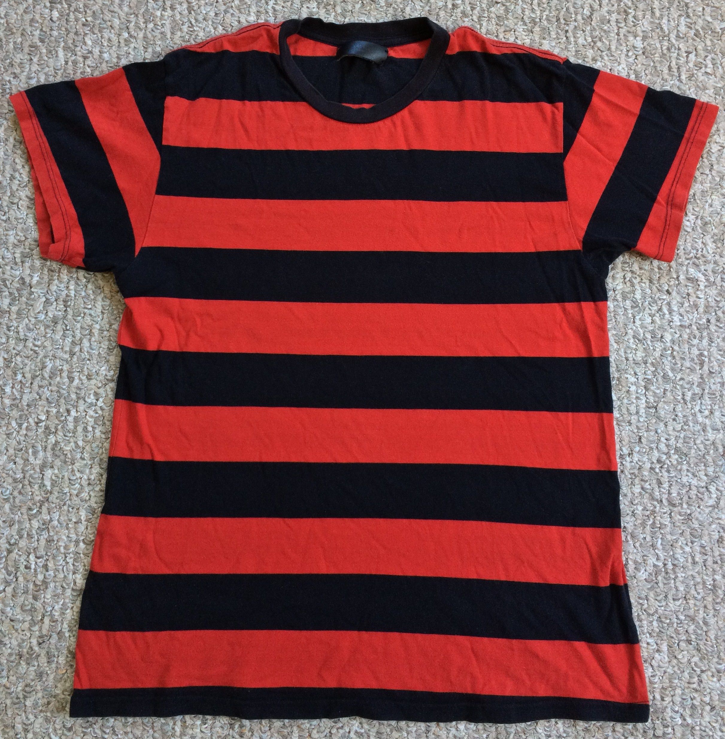 Amiri Amiri Black & Red Striped T-Shirt Size US S / EU 44-46 / 1 - 1 Thumbnail